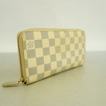 Louis Vuitton Damier Azur Zippy Wallet N60019 White