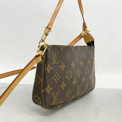 Louis Vuitton Monogram Pochette Accessoires M51980 Brown