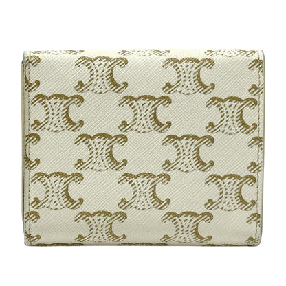 Celine Triomphe Tri-Fold Wallet For Women