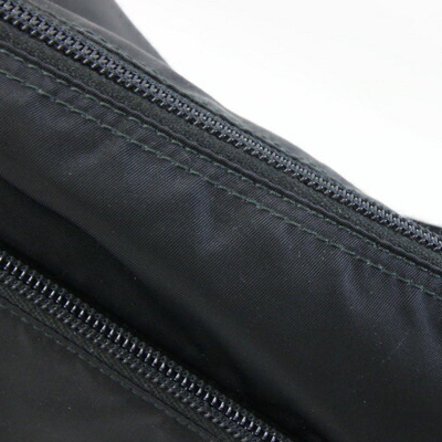 Prada Shoulder Bag Black Nylon Leather Crossbody