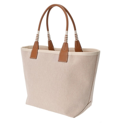 Hermes Steeple 28 Ecru/Gold B Stamp (Circa 2023) Women'S Toile/Swift Handbag