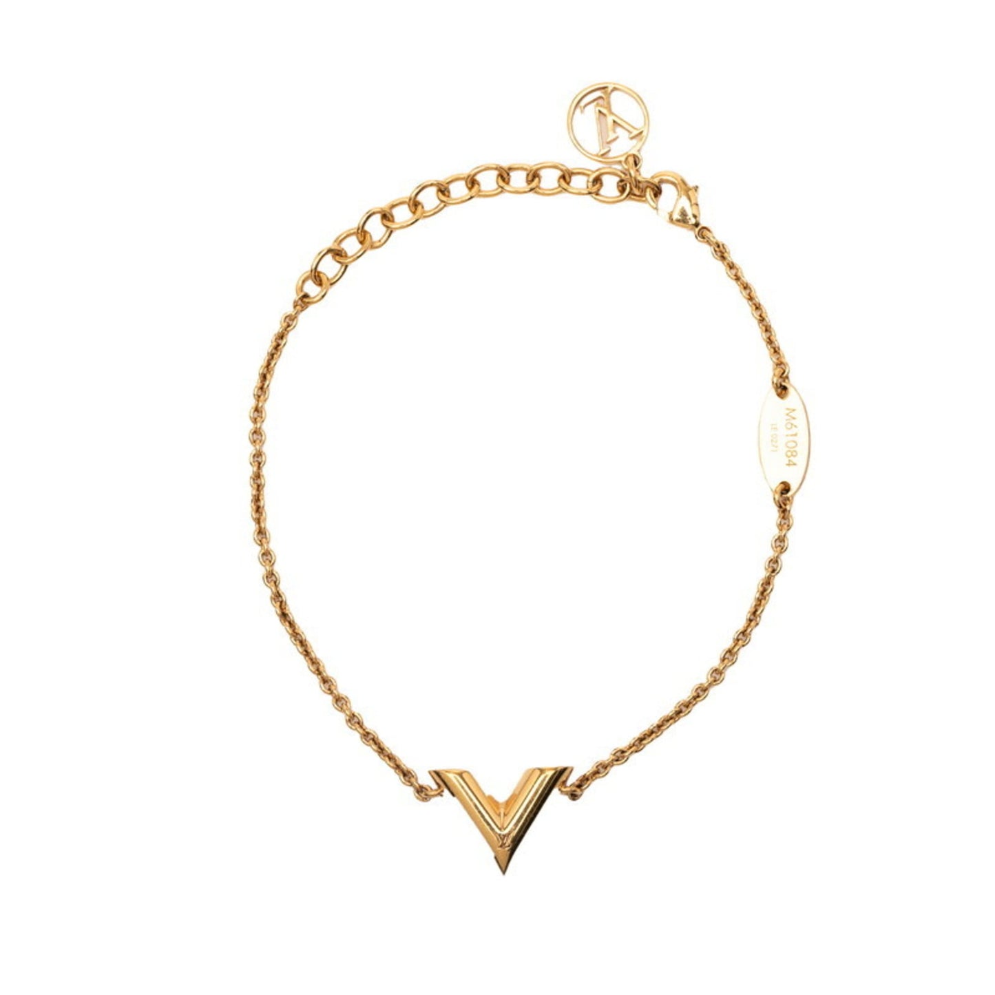Louis Vuitton Essential V Bracelet M61084 Gold Plated