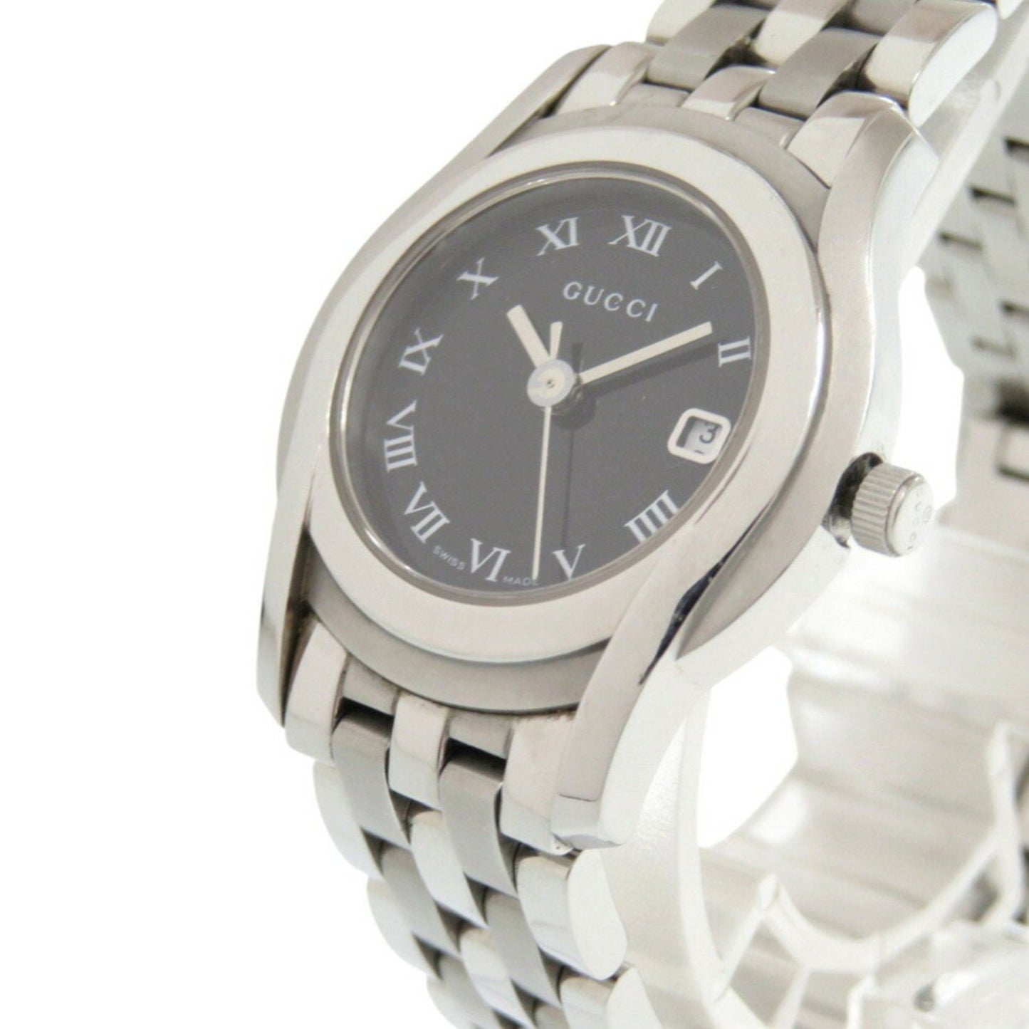 Gucci 5500L Stainless Steel Black