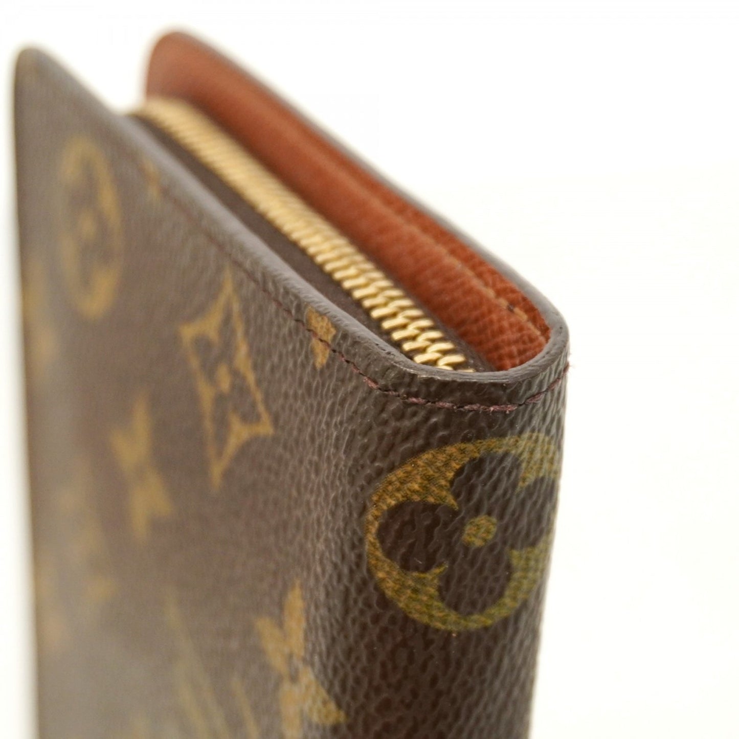 Louis Vuitton Monogram Porte Monne Zip Long Wallet M61727 Brown