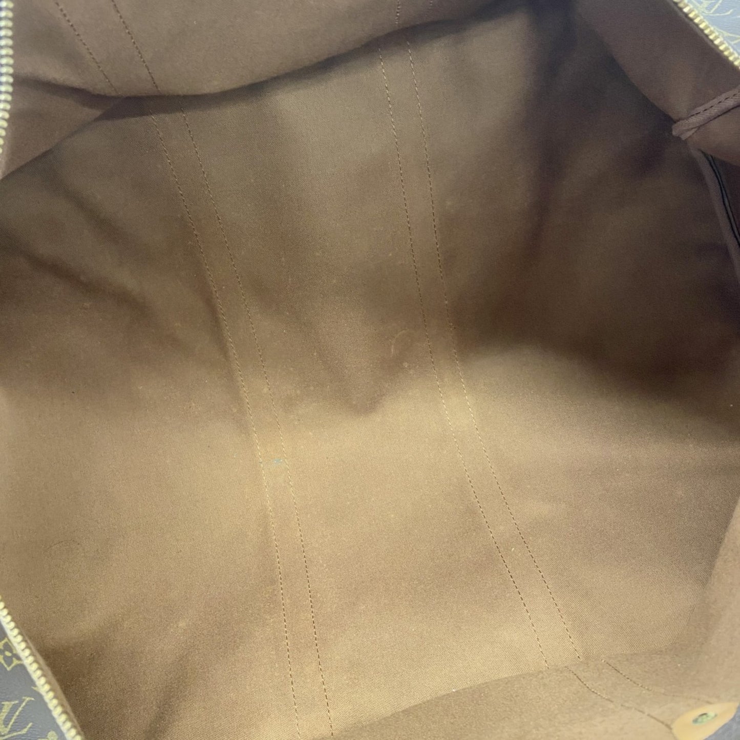 Louis Vuitton Monogram Keepall 60 Boston Bag M41422 Brown