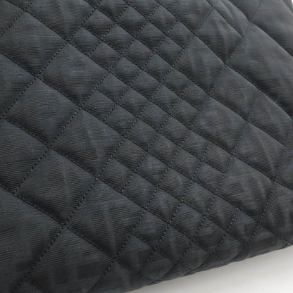 Fendi Zucca Pattern Quilted Tote Bag