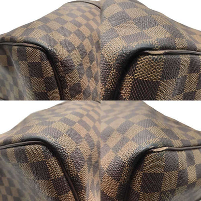 Louis Vuitton Keepall 55 Bandouliere Damier Ebene Brown Boston Bag Shoulder N41414 Louis Vuitton