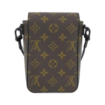 Canvas Louis Vuitton Shoulder Bag Coated
