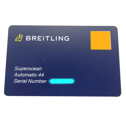 Breitling Superocean 44 A17367 Men'S Automatic Watch With Date Display