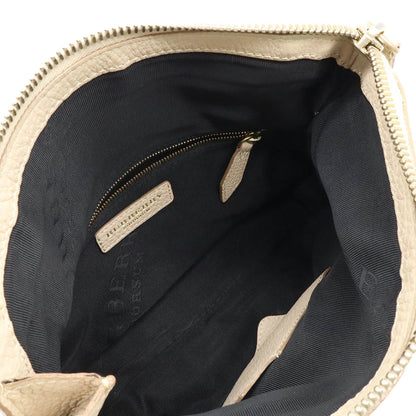 Burberry Prorsum Shoulder Bag In Beige Leather