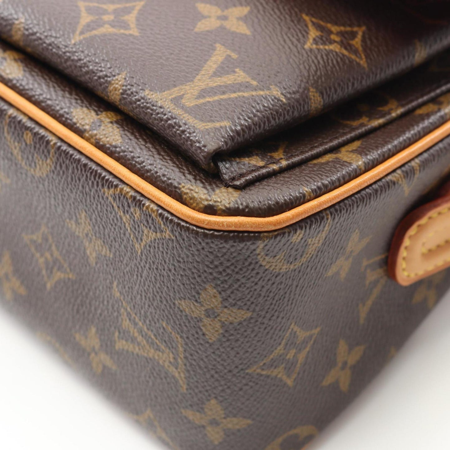 Louis Vuitton Viva Cite Mm Monogram Shoulder Bag Coated Canvas Leather
