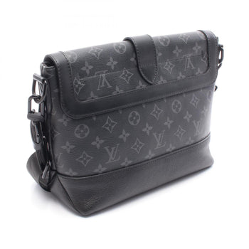 Louis Vuitton Saumur Messenger Shoulder Bag In Coated Canvas And Leather