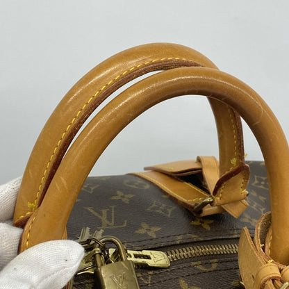 Louis Vuitton Monogram Keepall 55 Boston Bag M41424 Brown