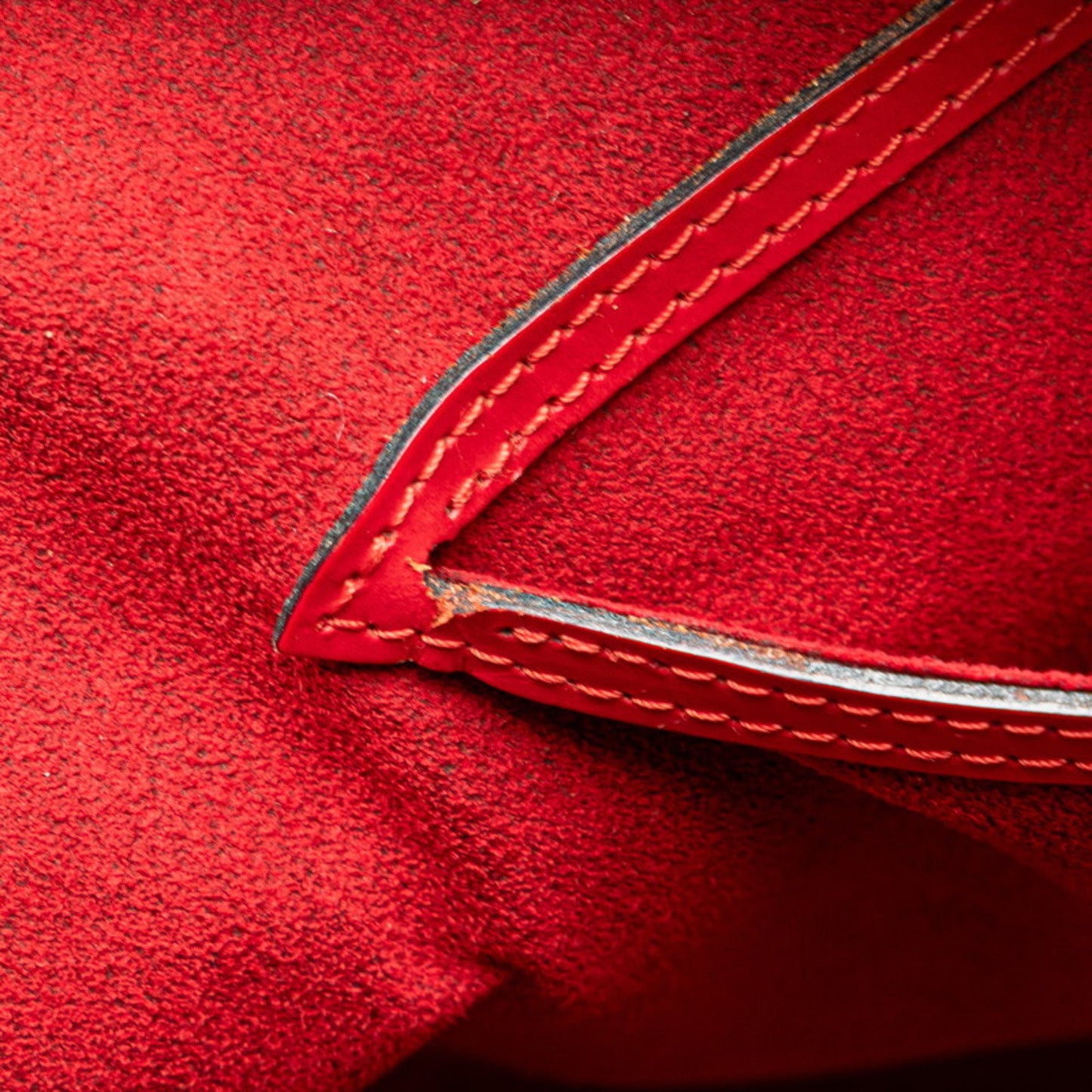 Louis Vuitton Epi Alma Handbag M52147 Castilian Red Leather