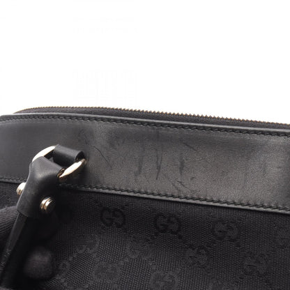 Gucci Gg Canvas Shoulder Bag Leather