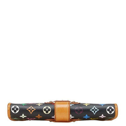 Louis Vuitton Monogram Multicolore Shirley Shoulder Bag M40050 In Black