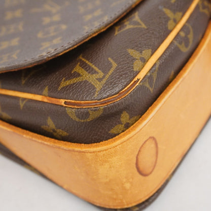 Louis Vuitton Monogram Cartouchiere Gm Shoulder Bag M51252 Brown
