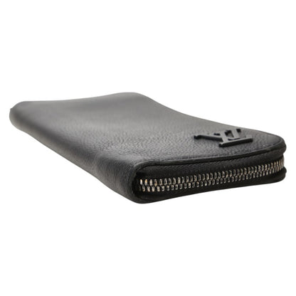 Louis Vuitton Aerogram Zippy Wallet Vertical Round Zipper Long M81743 Noir Black Leather