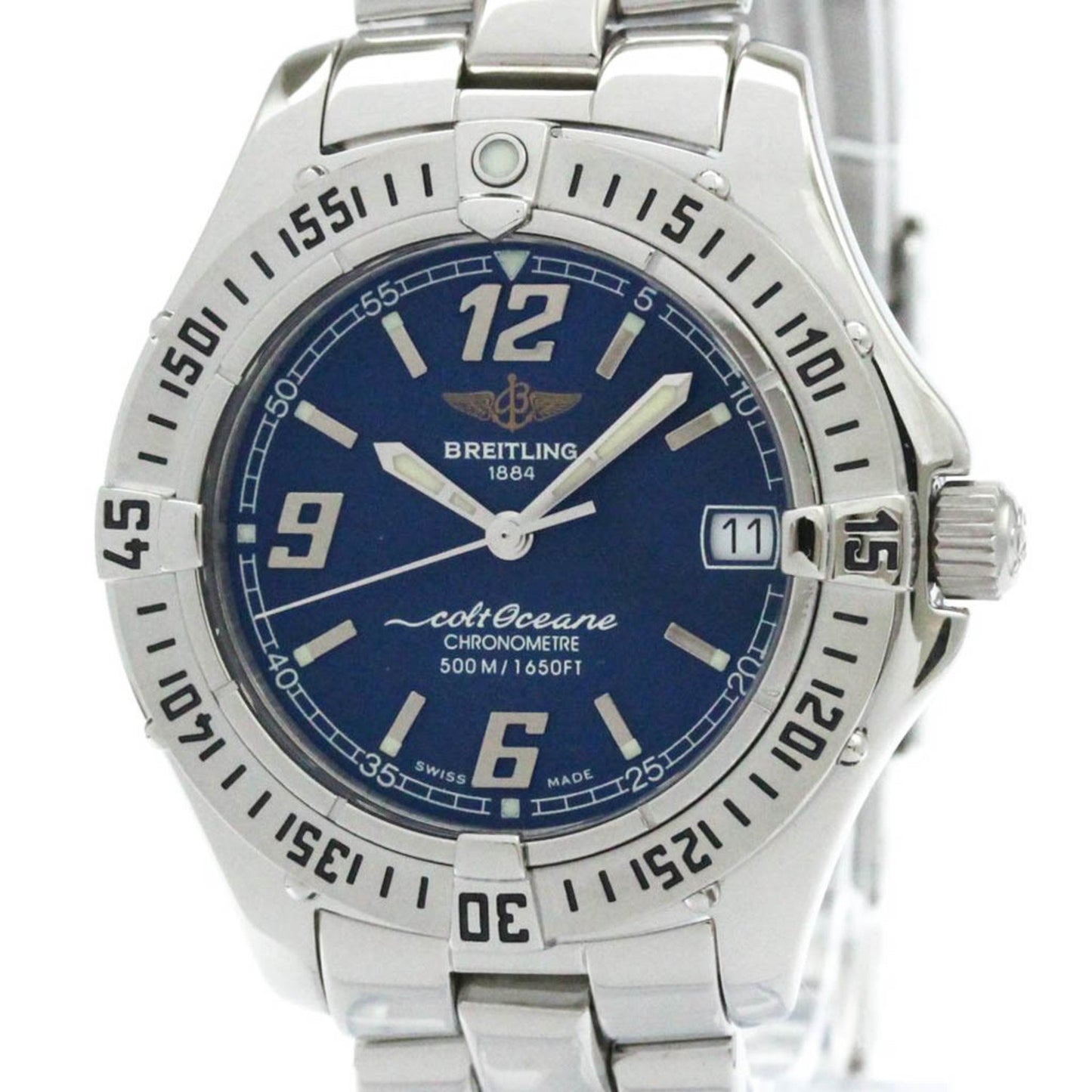 Polished Breitling Colt Oceane Steel Quartz