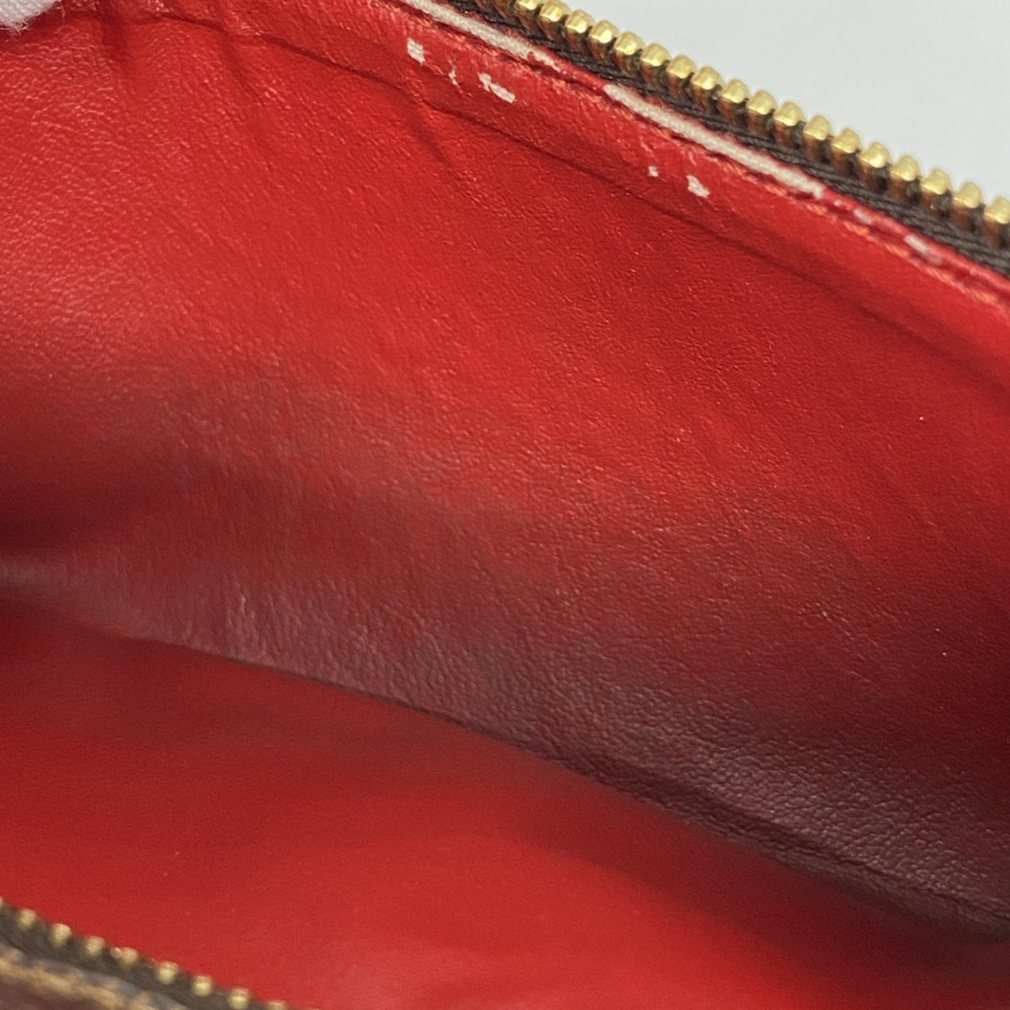 Louis Vuitton Damier T&B Complisse Portefeuille Long Wallet N61740 Red Ebene