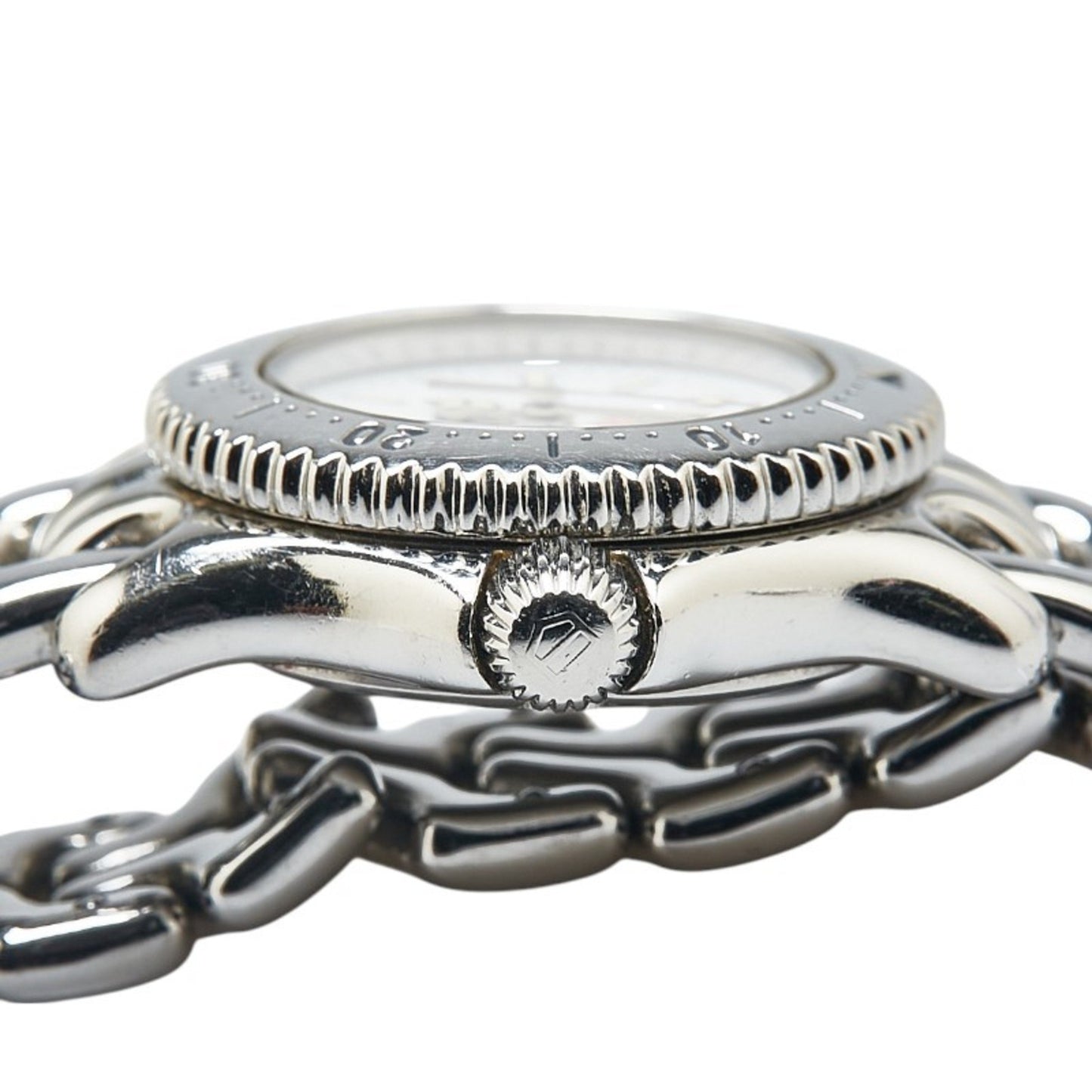 Tag Heuer Sel Watch S90.808 Quartz White Dial Stainless Steel