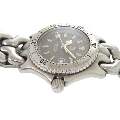Tag Heuer Cell Date Wg1313-2 Stainless Steel Gray Quartz Watch 0667Tag Heuer
