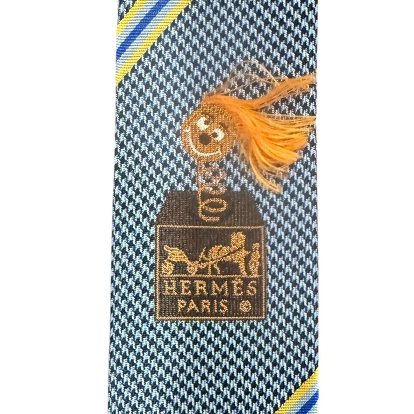 Hermes Regimental Stripe Silk Tie