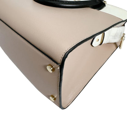 Kate Spade 2-Way Satchel Handbag In Pink Leather