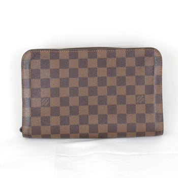 Louis Vuitton Saint Louis N51993 Clutch Bag Damier Canvas Brown