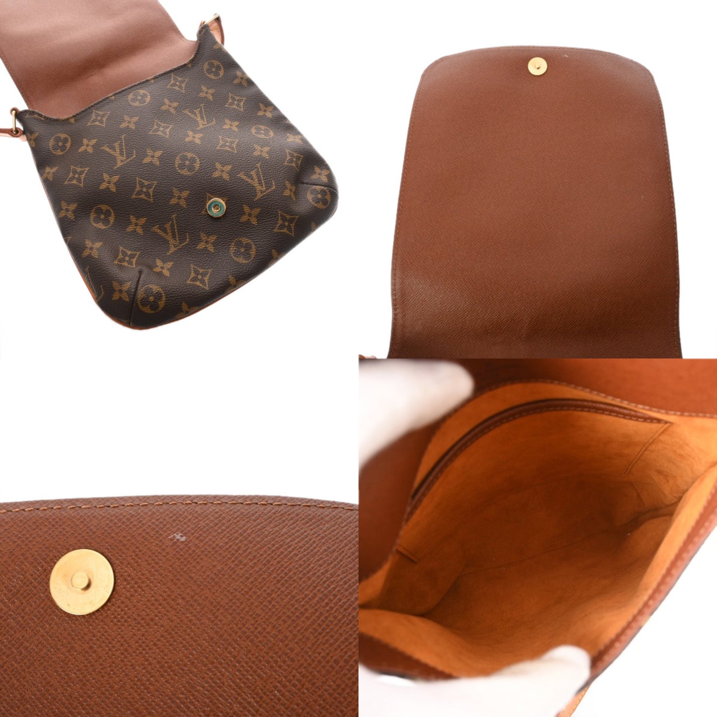 Louis Vuitton Monogram Musette Salsa Short Brown M51258 Women'S Canvas Shoulder Bag