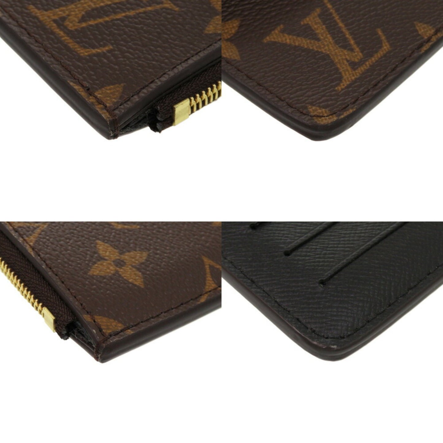 Louis Vuitton Porte Carte Recto Verso Monogram M69431 Ic Tag Lv Brown Card Case 0655Louis Vuitton