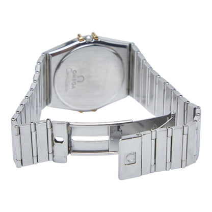 Omega Constellation Quartz Watch With Gold Dial