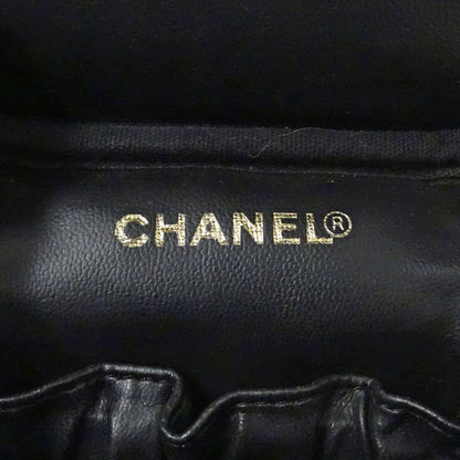 Chanel Chanel Women'S Vanity Bag Handbag In Black Caviar Leather With Gold Hardware