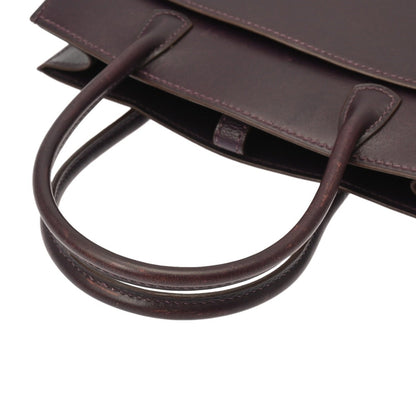 Hermes White Bass Tpm Raisin (F Stamp) (Circa 2002) Women'S Box Calf Scarf Handbag