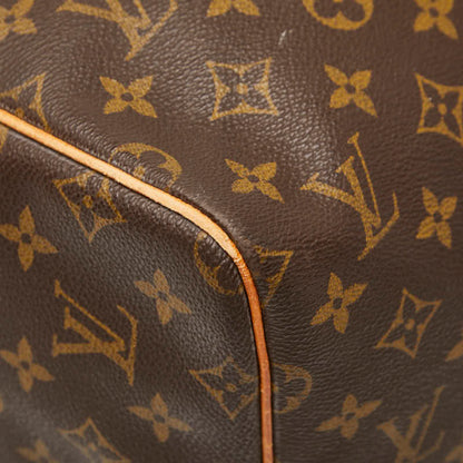 Louis Vuitton Monogram Keepall 55 Boston Bag/Travel Bag M41424 Brown Leather