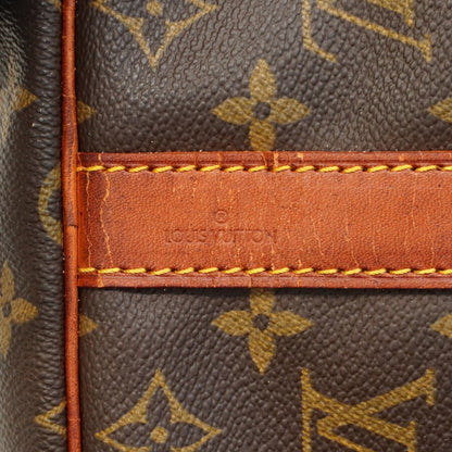Louis Vuitton Monogram Keepall Bandouliere 45 Boston Bag M41418 Brown
