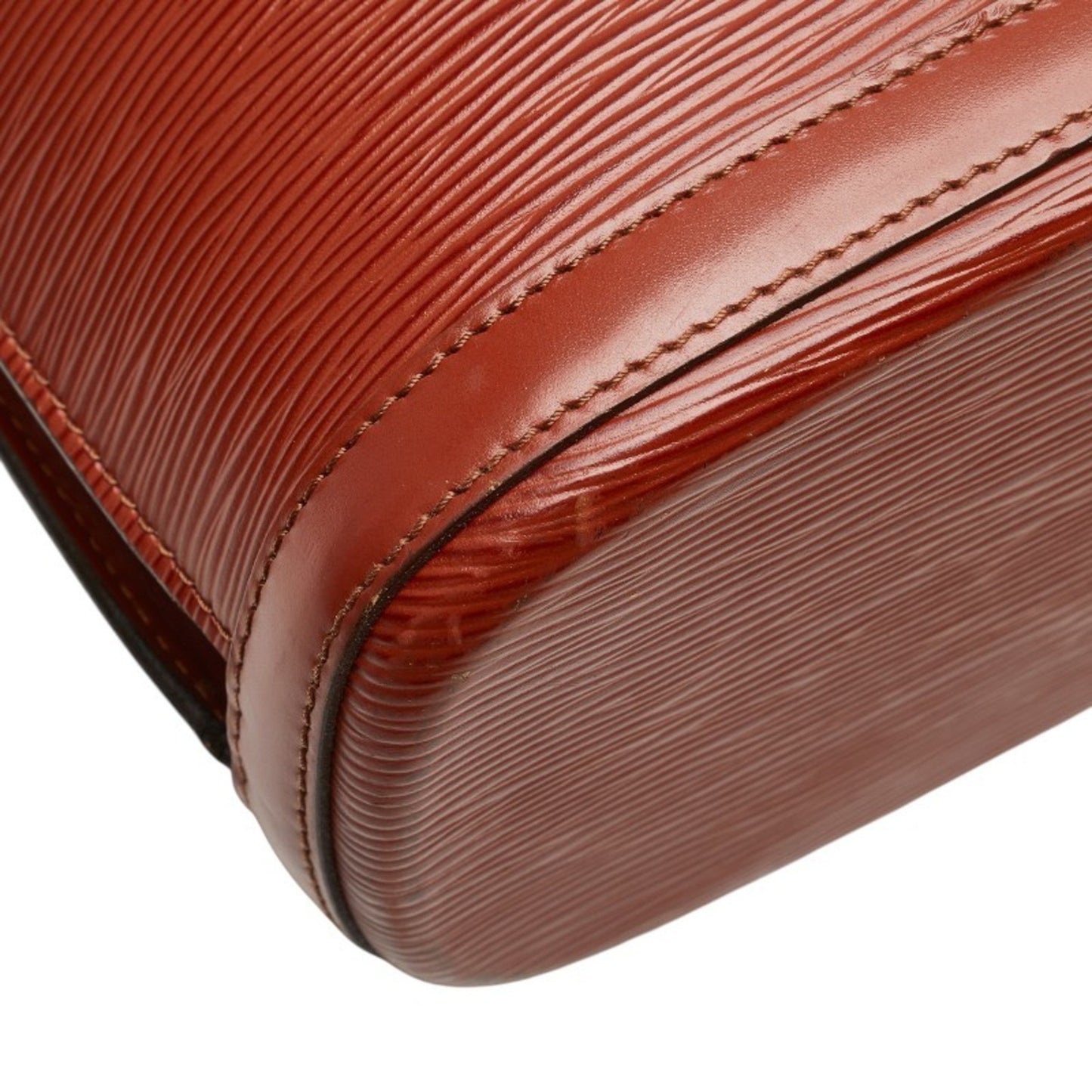 Louis Vuitton Epi Lussac Tote/Shoulder Bag M52283 Kenya Brown Leather