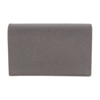 Salvatore Ferragamo Gancini Business Card Holder Case Calf Leather