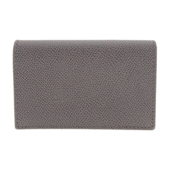 Salvatore Ferragamo Gancini Business Card Holder Case Calf Leather
