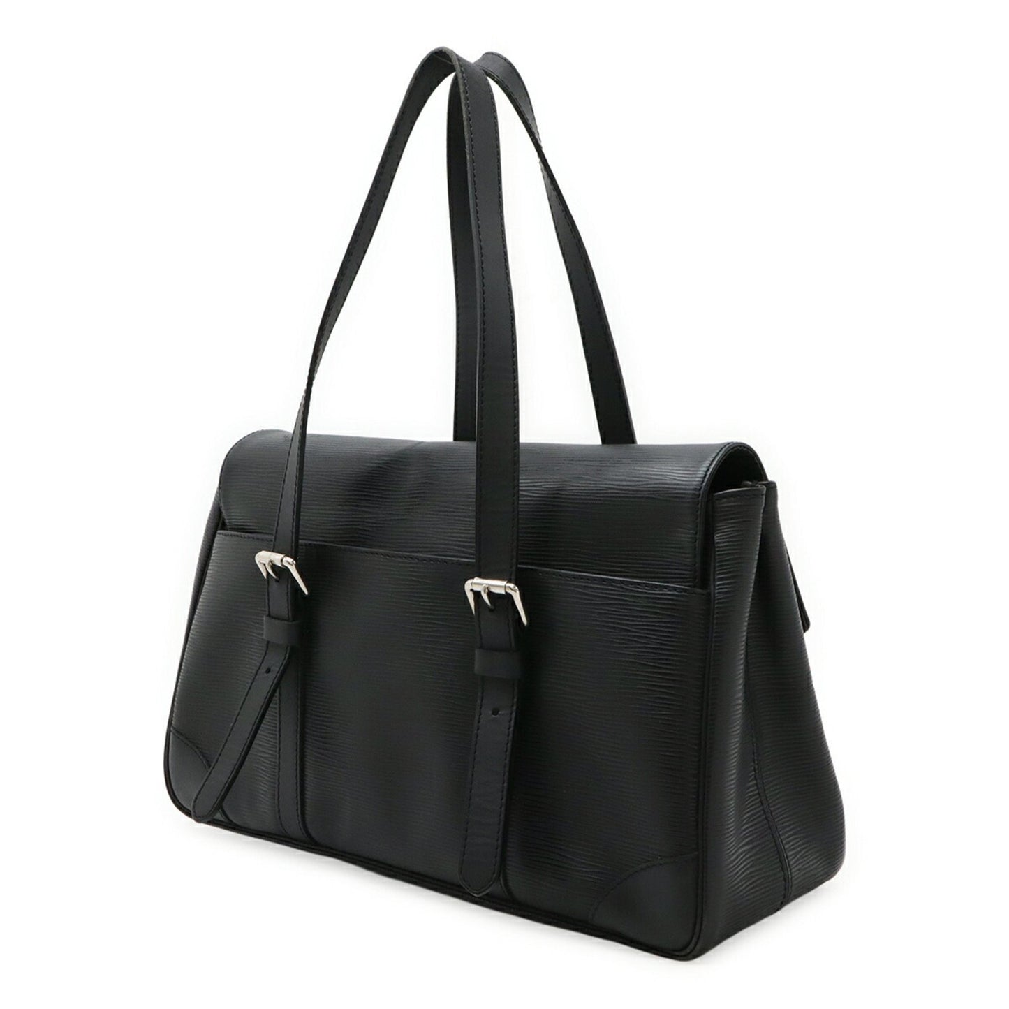 Louis Vuitton Epi Segur Mm Shoulder Bag In Black Leather (Noir) M58862