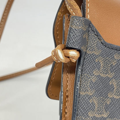 Celine Triomphe Mobile Pouch In Black