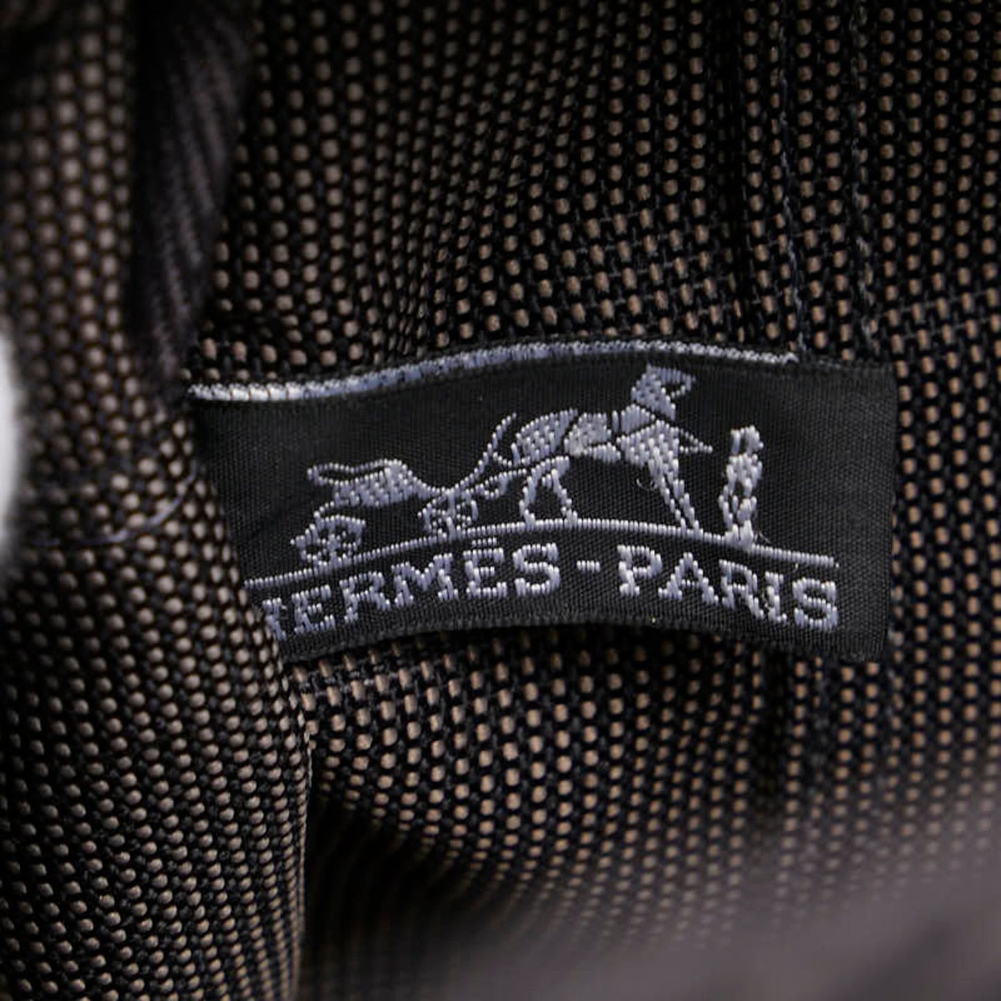 Hermes Air Line Mm Tote Bag Gray Canvas