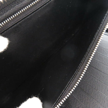 Louis Vuitton Round Zippy Wallet Vertical Taiga M30503 Noir Long Black Lv 0632Louis Vuitton