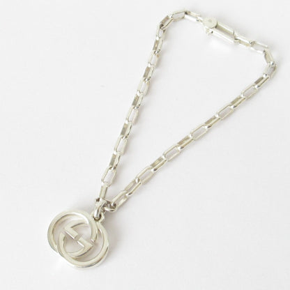Gucci Gg Interlocking Chain Bracelet In Sv925