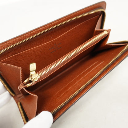 Louis Vuitton Monogram Porte Monne Zip Long Wallet M61727 Brown