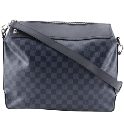 Louis Vuitton Louis Vuitton Greenwich Shoulder Bag N41348 X Damier Cobalt 2014 Black/Navy