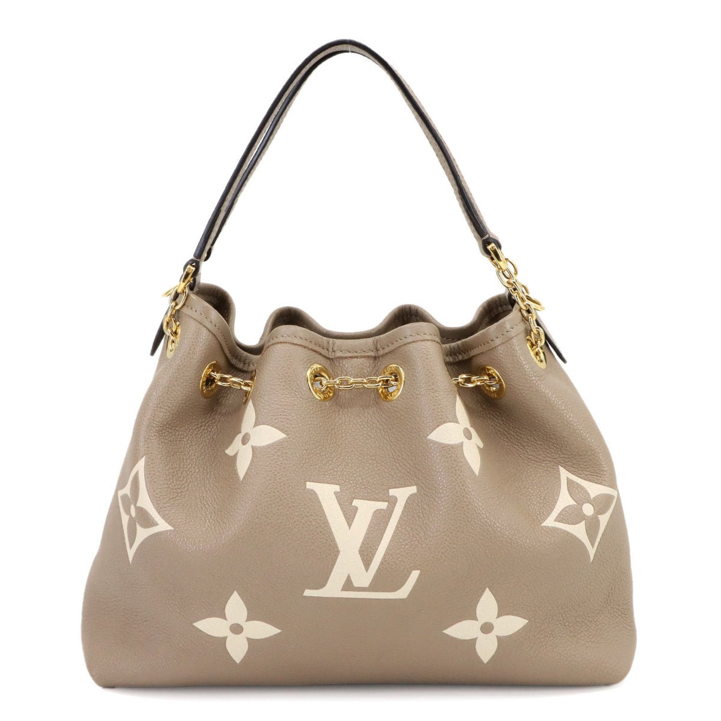 Louis Vuitton Two-Tone Monogram Empreinte Lv Bundle 2-Way Handbag/Shoulder Bag In Leather