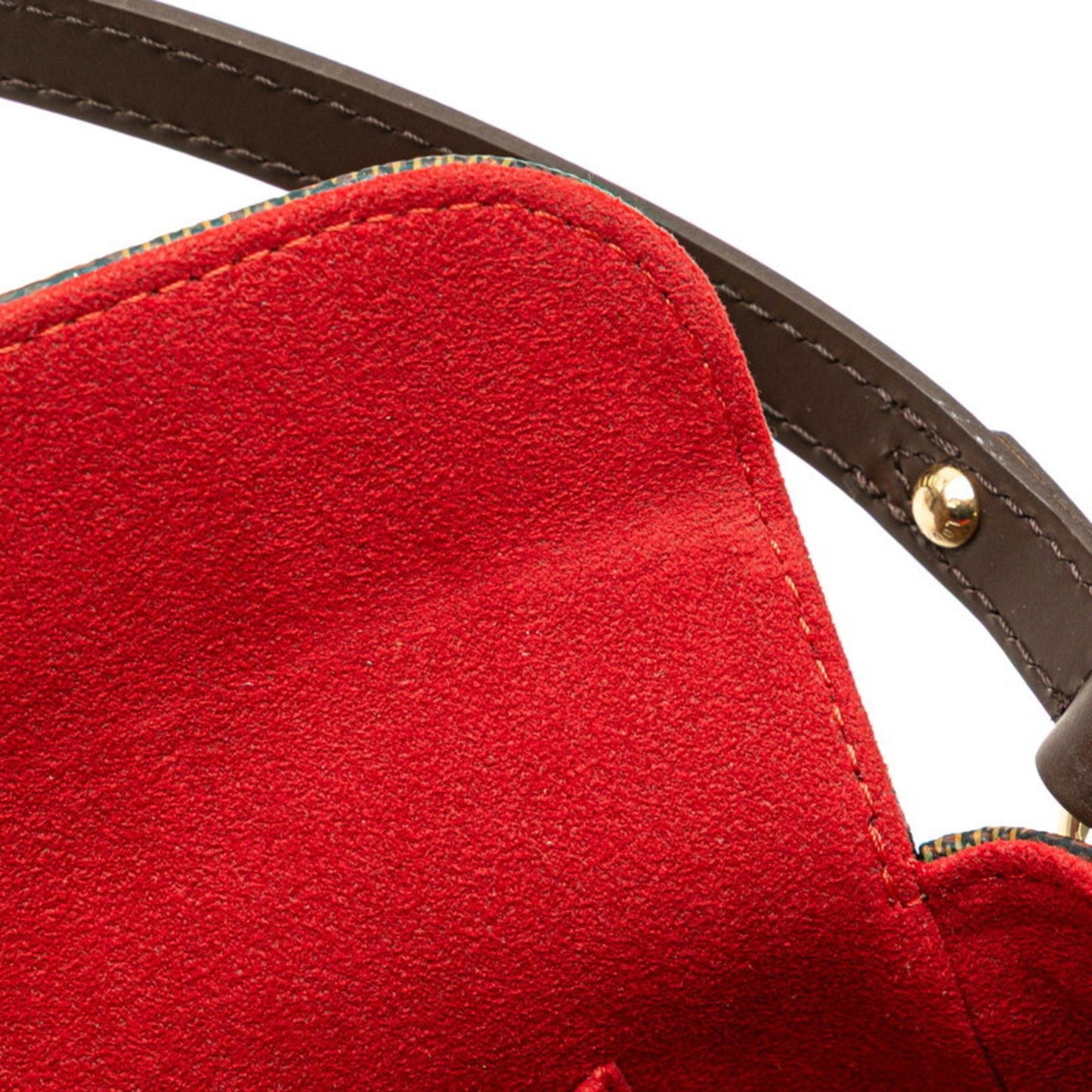 Louis Vuitton Damier Ravello Pm Handbag/Shoulder Bag N60007 Brown Leather