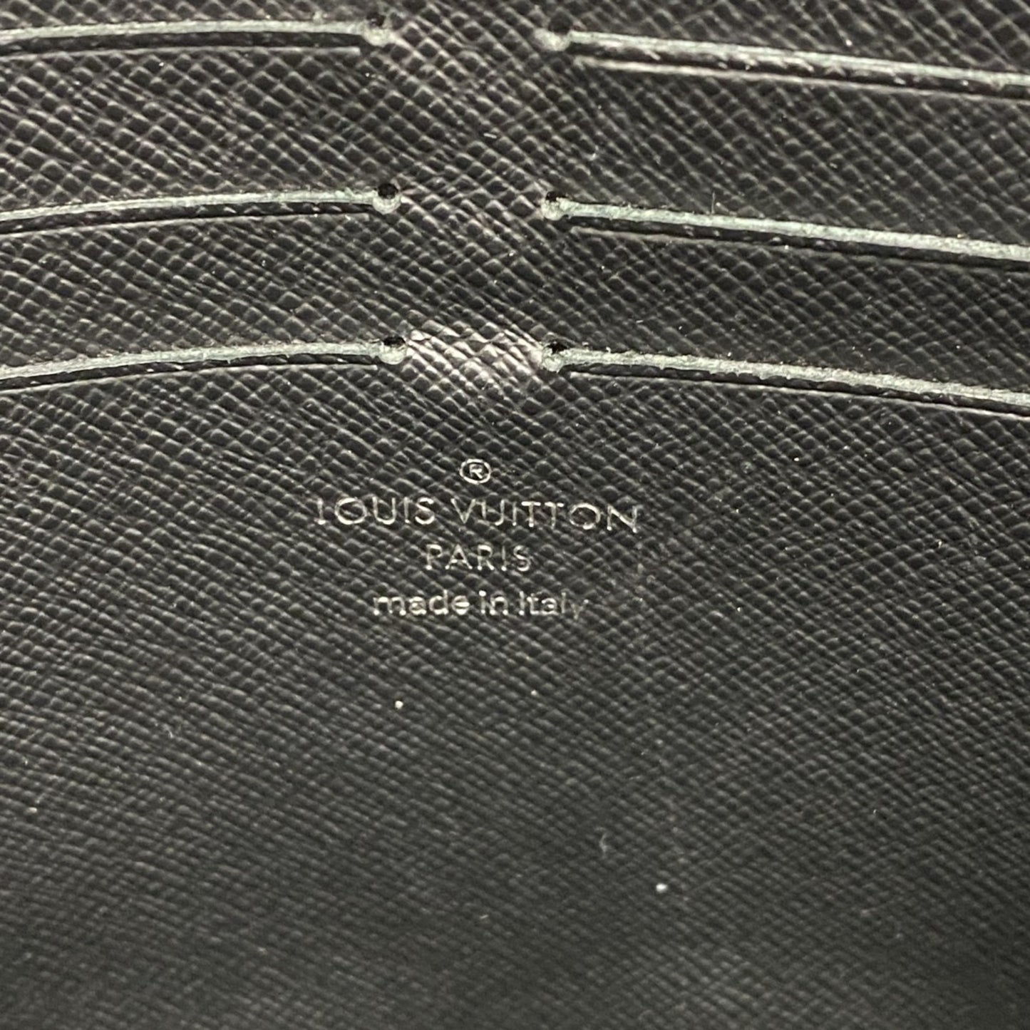 Louis Vuitton Monogram Eclipse Reverse Pochette Voyage Clutch Bag M69535 Gray/Black