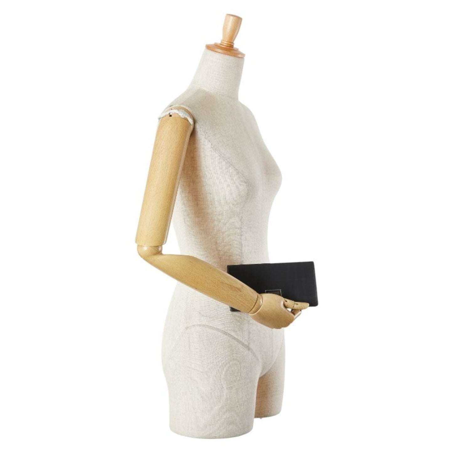 Burberry Check Long Wallet In Black